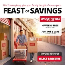 Access Storage - Sault Sainte Marie Promotion