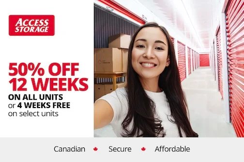 Access Storage - Sault Sainte Marie Promotion